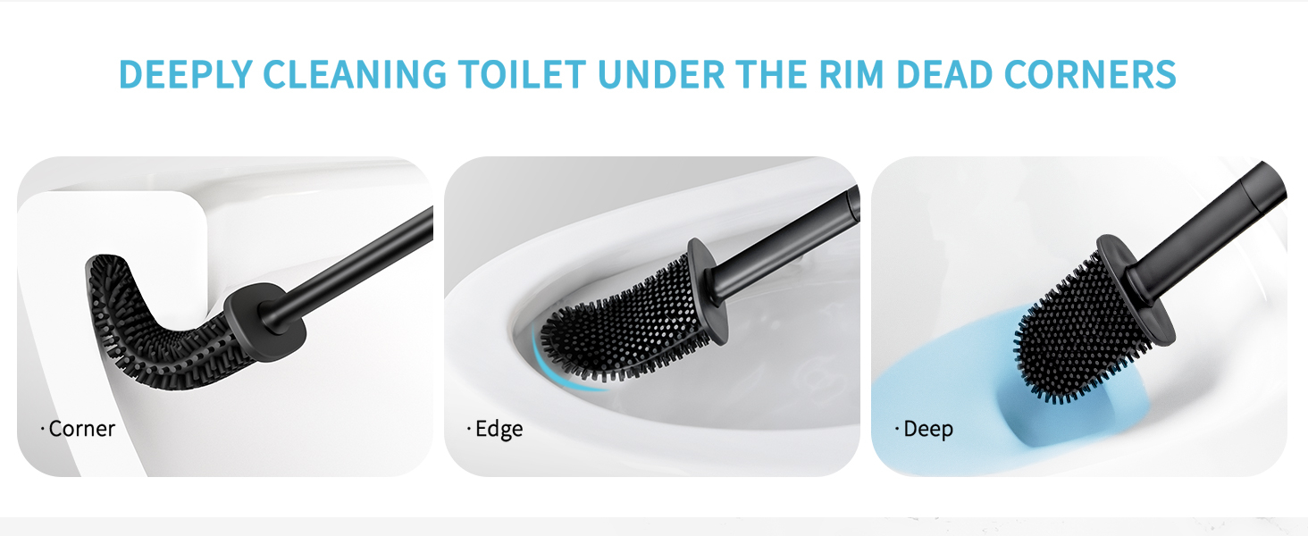 MR.SIGA Toilet Brush and Holder Set